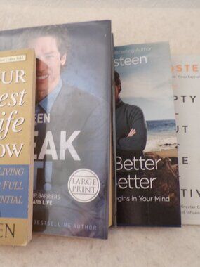 4 Joel Osteen Books Best Life Break Out Live Better Empty Out